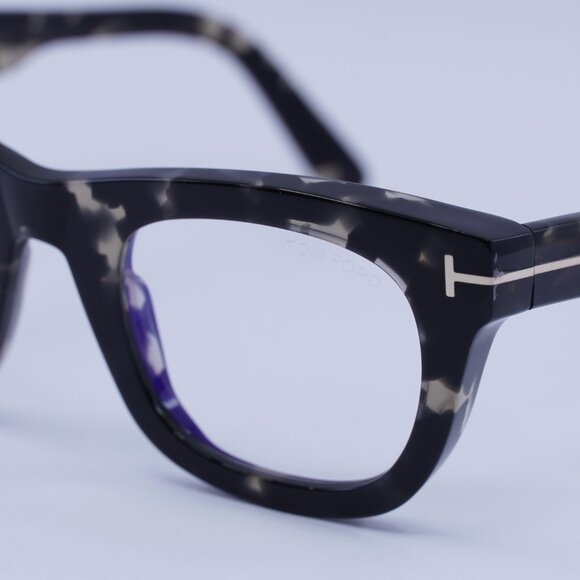 🕶️ New Tom Ford FT5872-B 005 Eyeglasses - Black Havana Frame 48mm - Picture 2 of 9